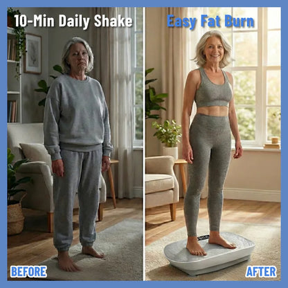 Easy Slim Vibration Plate (Sit & Slim!) Lose weight effortlessly, tone up—your best shape starts now!