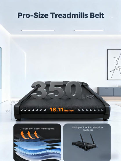 Folding Treadmill with 3.5HP Motor & Multi-Modes for Home Small Spaces