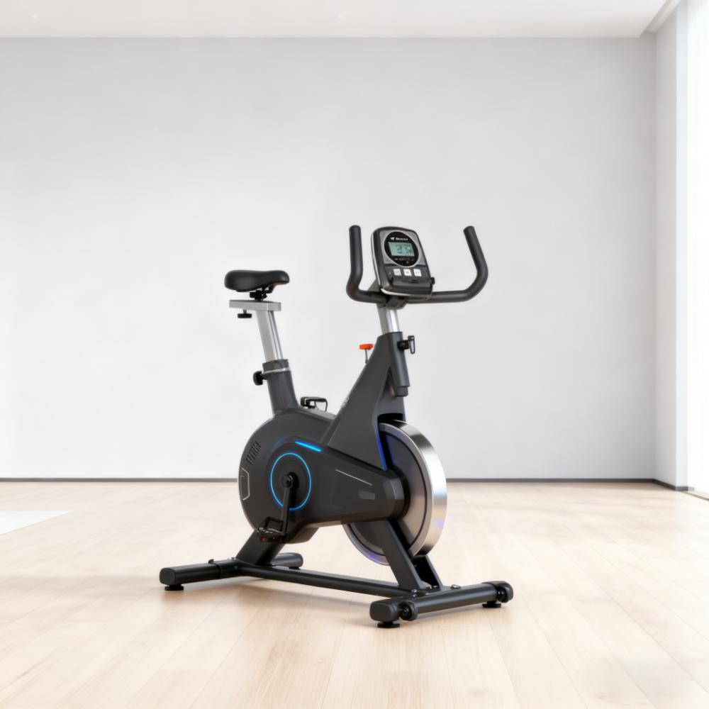 Recumbent Exercise Bike with Ergonomic Design & Heart Rate Tracking for Home Fitness