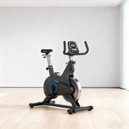 Recumbent Exercise Bike with Ergonomic Design & Heart Rate Tracking for Home Fitness