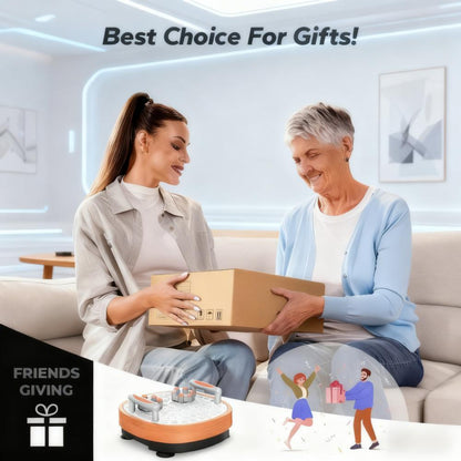 Vibration Plate Exercise Machine with Multiple Modes & Remote Control for Whole-Body Fitness